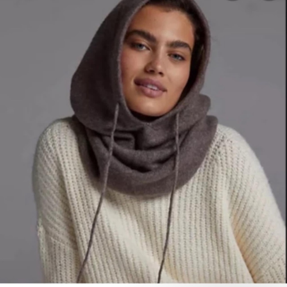 Anthropologie hooded scarf